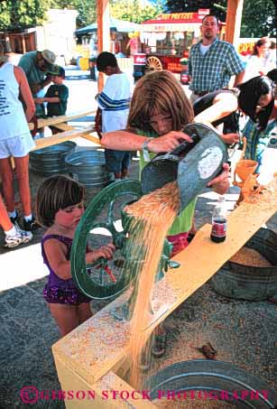 Stock Photo #3174: keywords -  action activity amusement annual attraction california child children corn event fair family farming festival fun girl grind kid kids meal park parks people person play public sacramento state summer vert