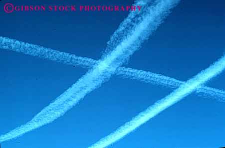 Stock Photo #3189: keywords -  air blue cold horz ice jet moisture path plane pollution route sky track trail vapor
