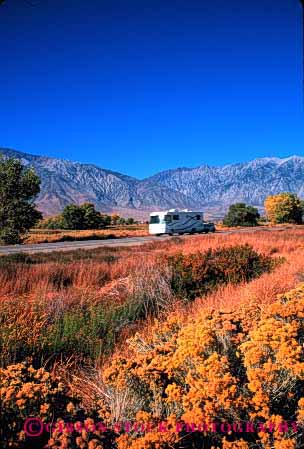 Stock Photo #3209: keywords - autumn bishop blur california convenient drive fall highway home large motion motor motorhome mountains movement recreational rv scenic sierra travel vacation vehicle vert view