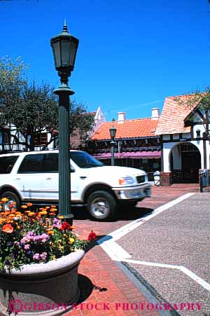 Stock Photo #3232: keywords -  auto california car drive four recreational solvang sport street suv town urban utility vehicle vert wheel