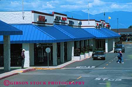 Stock Photo #3260: keywords -  business buy california commerce factory horz mall outlet plaza redding retail row sell shopping store strip trade