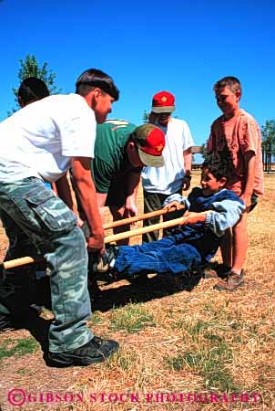 Stock Photo #4004: keywords -  activity adolescent aid boy children club cooperate craft exercise first group learn practice scout scouts skill summer team together vert