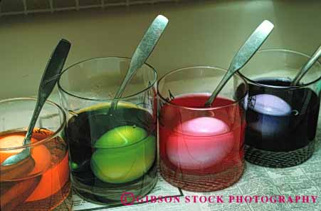 Stock Photo #4022: keywords -  color colorful dying easter egg glasses horz in stain tint