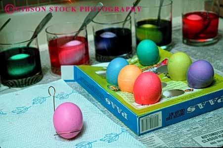Stock Photo #4023: keywords -  color colorful dying easter egg horz stain tint