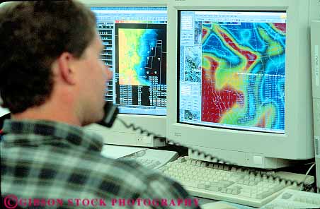 Stock Photo #12559: keywords - agency boulder career color colorado colorful computer computers control display displays employee federal government graph graphic horz job jobs learn man maps monitor national noaa occupation occupations read reading room science scientific see service studies technician technicians technological technology vocation watch watching weather work worker working works