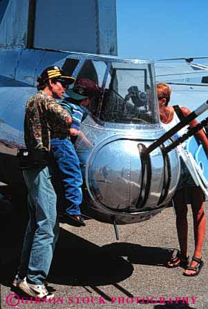 Stock Photo #4131: keywords -  air airport california craft demonstrate event flying fortress gun outdoor plane public redding show summer tail tour vert