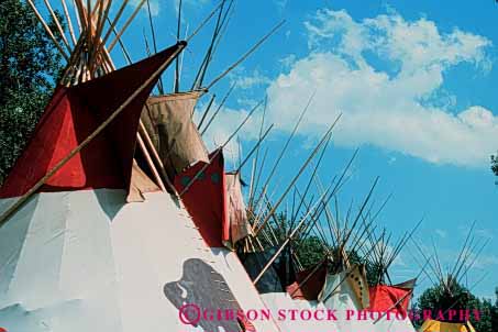 Stock Photo #4161: keywords -  american canvas colorful cone geometric geometry historic home horz house indian native painted pattern plains pole poles portable primitive pyramid replica replicas residence row shelter shelters teepee teepees tent tepee tepees tipi tipis tradition triangle west