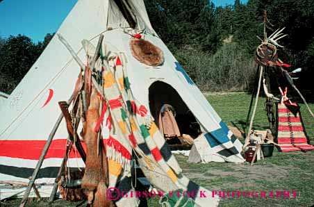 Stock Photo #4162: keywords -  american canvas colorful cone geometric geometry historic history home horz house indian living native painted plains pole poles portable primitive pyramid replica replicas residence shelter shelters teepee teepees tent tepee tepees tipi tipis tool tradition triangle west