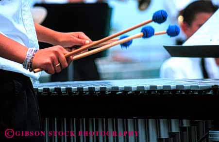Stock Photo #4186: keywords -  band create equipment hand horz instrument music musical noise note percussion perform practice show sound tool vibraphone