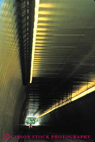 Stock Photo #4200: keywords -  abstract auto lighting pattern road row street tunnel vert