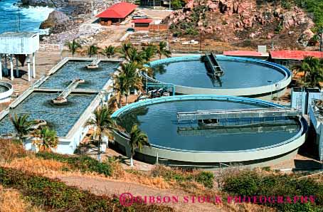 Stock Photo #4209: keywords - clean equipment filter horz industry machine mexico plant process public sanitation sewage treatment utility waste water