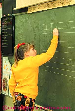 Stock Photo #4269: keywords -  adolescent alphabet board chalk child children class classroom educate education elementary forth fourth girl grade hand handwriting kid kids learn letter released school spell student study vert write writes writing young youth