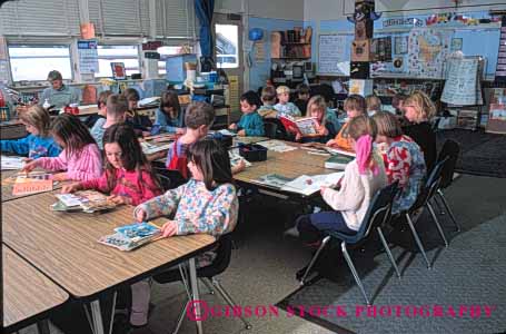 Stock Photo #4288: keywords - adolescent boy boys child children class classroom educate education elementary girl girls grade group horz kid kids learn quiet read reading school second students study together young youth