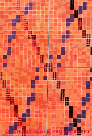 Stock Photo #4330: keywords -  abstract art artistic ceramic color colorful decorate decorative grid mosaic pattern regular square tile vert