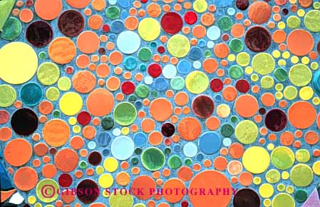 Stock Photo #4336: keywords -  abstract art artistic ceramic circle circles color colorful curve decorate decorative horz mosaic pattern regular round tile