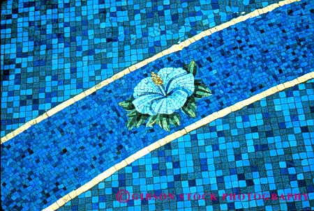Stock Photo #4341: keywords - abstract arch art artistic blue bottom ceramic circle color colorful curve decorate decorative flower grid horz irregular mosaic pattern pool regular round square tile