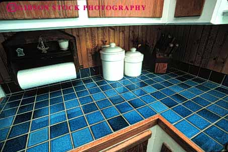 Stock Photo #4342: keywords -  art artistic blue ceramic color colorful counter decorate decorative grid home horz kitchen mosaic pattern regular square tile