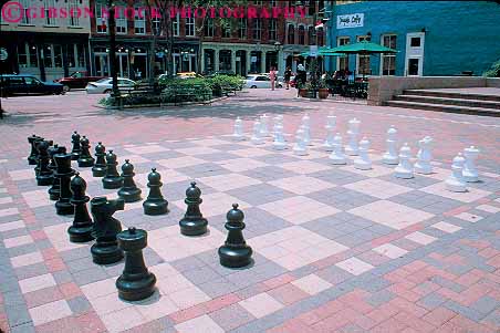 Stock Photo #17445: keywords -  big board boards chess different galveston game games giant gigantic horz huge outdoor outdoors outside oversize oversized park piece pieces set sidewalk strange texas unusual