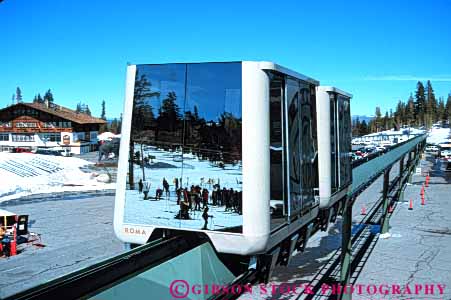 Stock Photo #4398: keywords - area driverless engineer engineering horz machine mammoth mass modern monorail new public shuttle ski technology train transportation