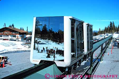 Stock Photo #4398: keywords -  area driverless engineer engineering horz machine mammoth mass modern monorail new public shuttle ski technology train transportation