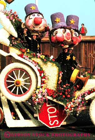 Stock Photo #4400: keywords - actor actress annual california celebrate colorful colors create creative design display event famous festival float floats floral flower flowers move of parade parades pasadena perform rose roses shoe spectacle spectacular tournament vert