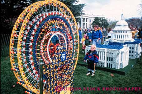 Stock Photo #4540: keywords -  circle down ferris horz miniature model replica round scale small wheel