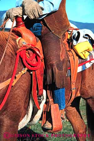 Stock Photo #4588: keywords - americana career cowboy folklore horse horseman job occupation outdoor outside ranch released saddle southwest tradition traditional vert vocation west western wrangler