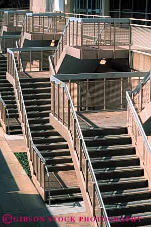 Stock Photo #4619: keywords -  angle angles architecture concrete design elevate elevation function geometric geometry height metal modern right square stair staircase stairs step steps up vert walk