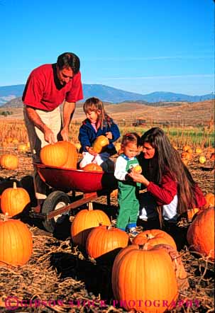 Stock Photo #4632: keywords -  assistance autumn children choose country countryside fall family farm find girl girls grow halloween harvest help holiday orange outdoor outside pick produce pumpkin pumpkins released round season select share sister sisters squash together vert vine