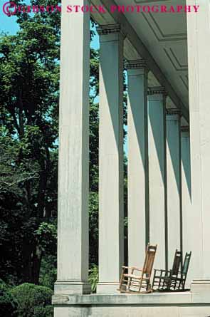 Stock Photo #4651: keywords - architecture belle building chair chairs column columns exterior furniture home house meade outdoor outside porch post square tall vert