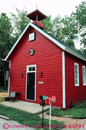 Stock Photo #4669: keywords - americana architecture building center class country countryside design education elk historic history house learn learning michigan old one rapids red room rural school schoolhouse schoolhouses small style tradition traditional vert vintage