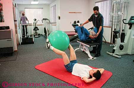 Stock Photo #4699: keywords - ball being body condition conditioning guide heal healing health healthy horz improve improvement injury learn medical medicine patient patients physical professional recover recovering recovery released session sports teach therapist therapy trained treat treating treatment well