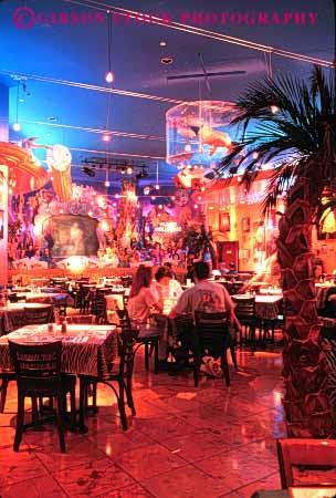Stock Photo #4721: keywords - architecture bright cafe colorful design dine dining dinner eat eating food group hollywood interior light lighting lights meal nevada pink planet red reno restaurant serve service social unusual vert