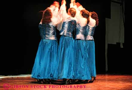 Stock Photo #4727: keywords -  alaska archangel blue color colorful coordinate coordinated costume dance dancers dancing display dress ethnic group horz minority move movement music musical new perform performance performers performing practice routine show sitka stage team together women