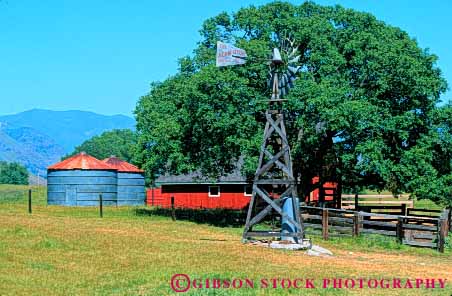 Stock Photo #4751: keywords -  agriculture blade california energy engineer engineering equipment farm historic horz mill old process processing pump rotate tradition traditional turn vintage water wheel wind windmill wood work