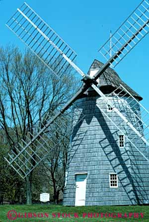 Stock Photo #4753: keywords -  agriculture blade energy engineer engineering equipment farm historic mill new old process processing rotate tradition traditional turn vert vintage wheel wind windmill wood work york