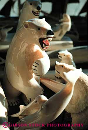 Stock Photo #4782: keywords -  alaska american animal art bear carve carved craft crafted eskimo ethnic handmade indian ivory native nome polar sculpture tradition traditional vert
