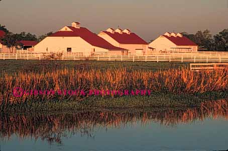 Stock Photo #4881: keywords -  agriculture barn building clean country countryside dawn farm fence george grass green historic horse horz marsh open park pasture ranch range rangeland rural space stable swamp texas wetland