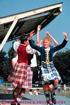 Stock Photo #4895: keywords -  adolescence adolescent annual athlete athletic california challenge clan compete competetor competition contest dance dancer dancing ethnic fair female festival games girl girls group highland meet rosa santa scot scottish team tradition traditional vert