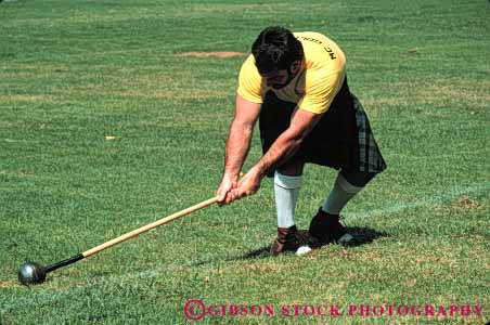 Stock Photo #4900: keywords -  annual athlete athletic big california centifical challenge clan clansmen compete competition competitor contest effort ethnic fair festival force games hammer hard heavy highland horz male man meet men mighty release rosa rotate santa scot scottish speed spin strength strong throw tradition traditional twirl velocity