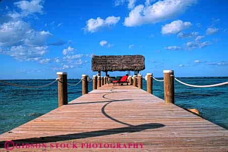 Stock Photo #4901: keywords -  atlantic bahamas calm coast dock horz landscape nassau ocean pattern scenic sea seascape shore tropical water wood