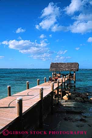 Stock Photo #4906: keywords -  atlantic bahamas boat calm coast dock landscape nassau ocean resort scenic sea seascape shore tropical vert water wood