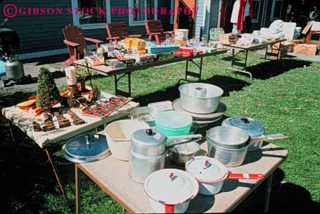 Stock Photo #4941: keywords - barter business cash cheap down garage hand home horz household inexpensive little me merchandise residential retail sale second sell small tag temporary use used yard