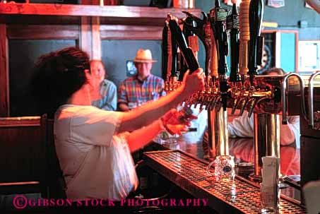 Stock Photo #4995: keywords -  alcohol alcoholic beer beverage brew brewery brewing brewpub clean drink drinking flanders horz metal microbrewry portland pour sanitary serve shiny street woman