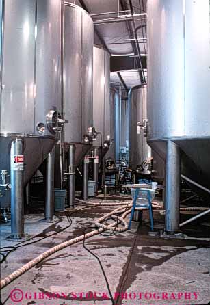 Stock Photo #4997: keywords -  alcohol alcoholic beer beverage brew brewery brewing clean drink drinking equipment metal microbrewry refreshment sanitary serve shiny stainless steel vat vats vert