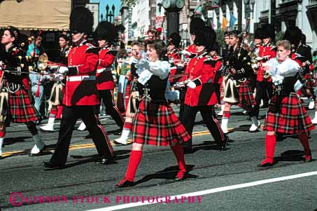 Stock Photo #5002: keywords -  annual band celebrate celebrating celebration common day event francisco heritage history honor horz irish marching memorial nation national nationality parade patricks people reunion saint san uniform unity