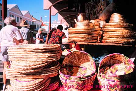 Stock Photo #5010: keywords -  air bahamas buy commerce display economics economy hat horz market markets merchandise nassau open outdoor outside promote retail retailing sell seller sells show straw trade