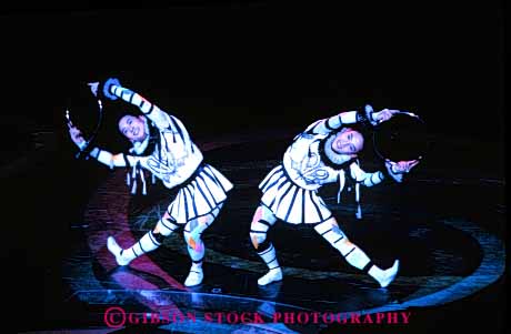 Stock Photo #5041: keywords -  act acting actors art asian bend costume couple curve display drama dramatic flexible horz identical imagine lean men pair perform performance performers performing production show skill stage symmetrical symmetry twin twins two visual