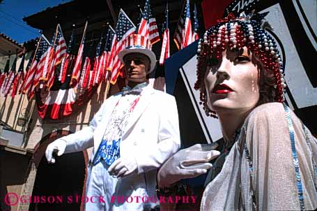 Stock Photo #5157: keywords -  allegiance america american americana and artificial blue citizen country couple dedicate dedicated face fake flag head horz imitation man mannequin nation national nationality patriotic pledge red states united white woman