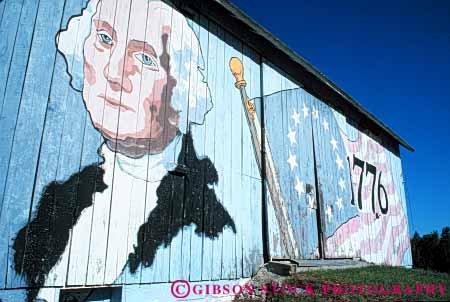 Stock Photo #5165: keywords - allegiance america american americana and art barn blue building citizen commemorate commemorates country dedicated dedwicate display farm george horz michigan mural nation national nationality paint painted painting patriotic pledge red rural side states united wall washington white